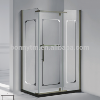 Easy Clean 8mm 10mm Deep Tray tempered Glass Customized Sliding Shower Room