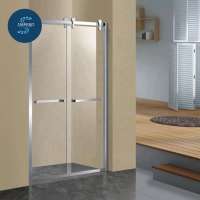 Modern style stainless steel sliding door bath shower enclosure