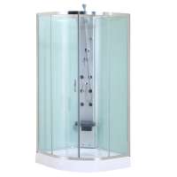 Frame Tempered Glass Sector Sliding Cheap Shower room