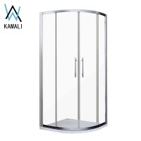 Kamali mini hidden quadrant shower cabin price in pakistan curved glass unbreakable circular shower enclosure/shower room