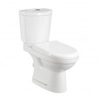 High quality west africa style good price sanitaryware white ceramic WC two piece cheap price toilet