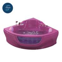 Modern style double outdoor SPA massage bathtub