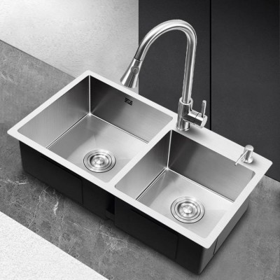 Bathroom prefab houses Restaurant Double Bowl Hotel 304 Stainless Steel Kitchen sink wash basin for kitchen restaurant