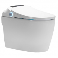 High quality bathroom one piece siphonic tankless  modern automatic smart toilet