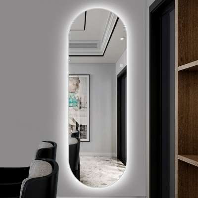 Modern Bathroom Wall Mounted Smart Led Mirror LED Backlit light mirror custom made size mirror led