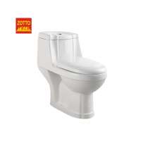 Algeria Popular Modern Bathroom One Piece Patent Toilets Bowl Ceramic Sanitary Ware Toilet Washdown Wc Commode Sets