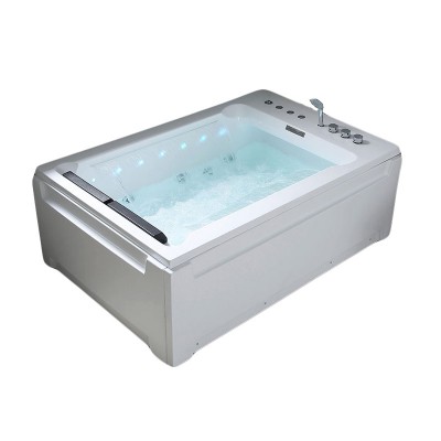 Two Person massage bathtub/Whirlpool Freestanding Double bath tubs acrylic Swimming pool