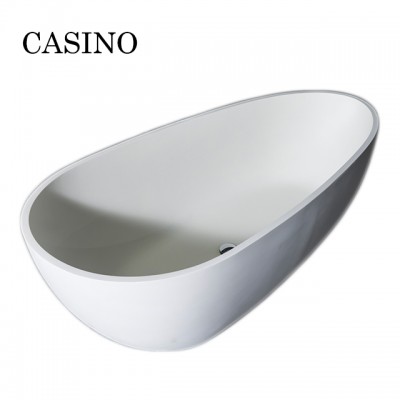 Color Solid Surface Bathtub, Stone Bathtub  stone oval marble freestanding natural stone bathtub price