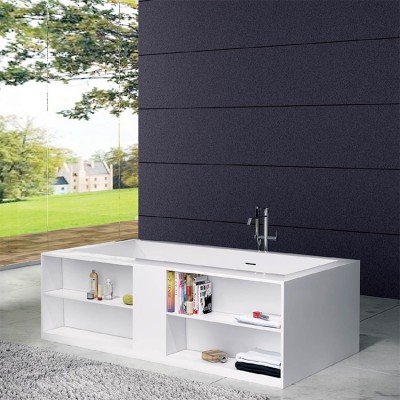 Wholesale Marble Artificial Stone Solid surface bathroom sanitary ware tub