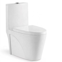 Algeria hot sale gravity flushing one-piece toilet